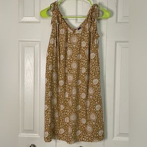 Mustard color, size small Old Navy dress.